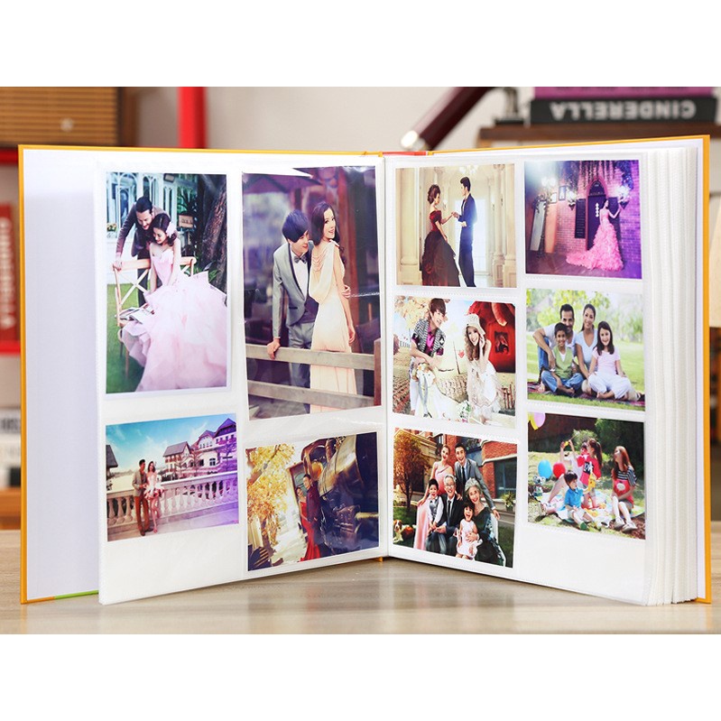 Album đựng ảnh hỗn hợp các cỡ 6x9, 7x10, 9x13, 10x15, 13x18, 15x21, 20x30 đựng được 862 ảnh. có hộp