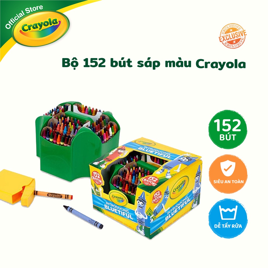 Bộ 152 bút sáp màu Crayola