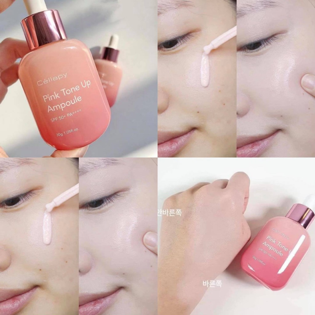 Tinh Chất Cellapy SPF50+ PA+++ Dưỡng Trắng Da Chống Nắng Nâng Tông Tone Up Ampoule 30g