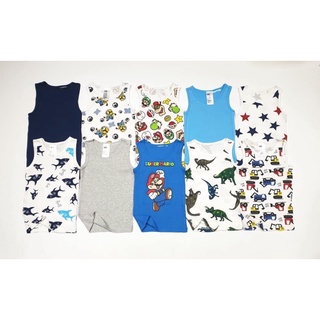 Set 3 áo ba lỗ bé trai