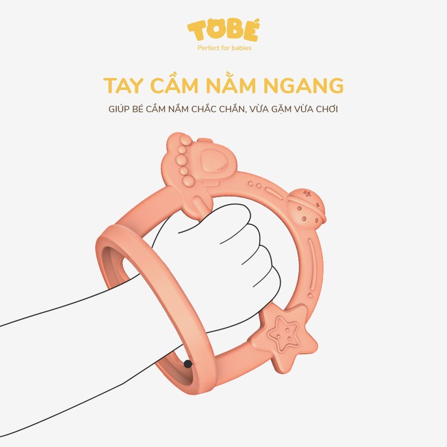 Gặm nướu silicone ToBé cho bé cao cấp an toàn