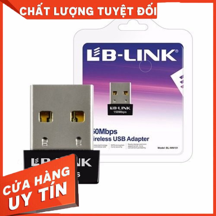 [HDMusictechnology] Usb thu wifi LB-LINK BL-WN151 Nano .