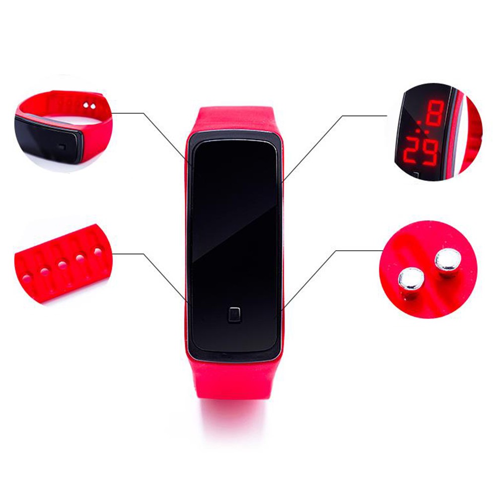 Đồng hồ thể thao đeo tay bằng silicon chống thấm nước thời trang cho bé | BigBuy360 - bigbuy360.vn