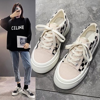Giày Caro Thể Thao Nữ Dáng Basic Vải Canvas
