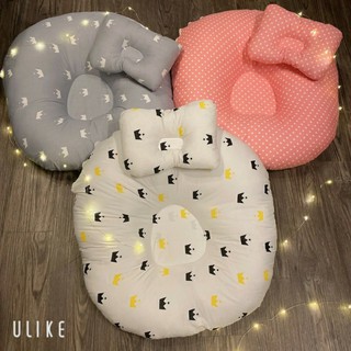 Gối chống trào ngược -  đệm chống trào ngược cho bé (tặng gối lõm chống méo đầu)