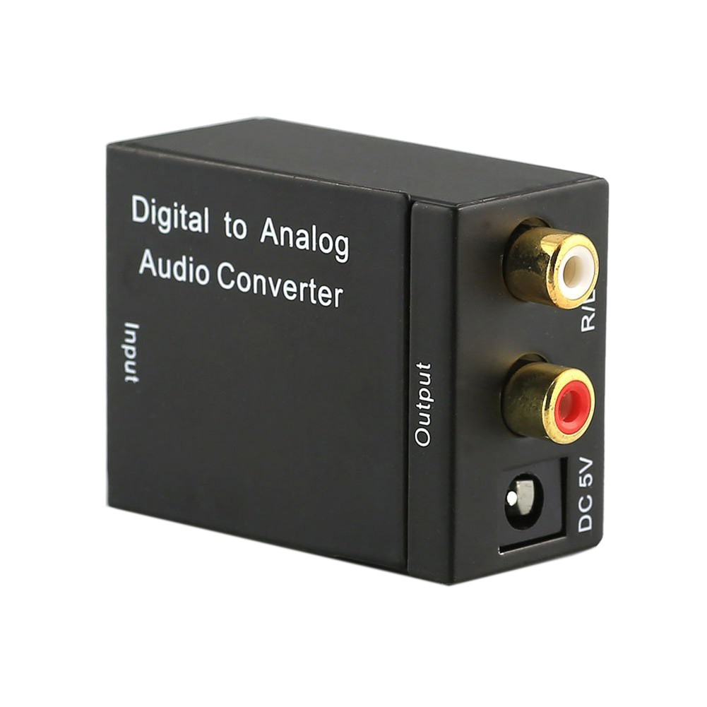 🌟Chất lượng cao nhất🍁Digital Optical CoaxCoaxialToslink to Analog RCA L/R Audio ConverterAdapter