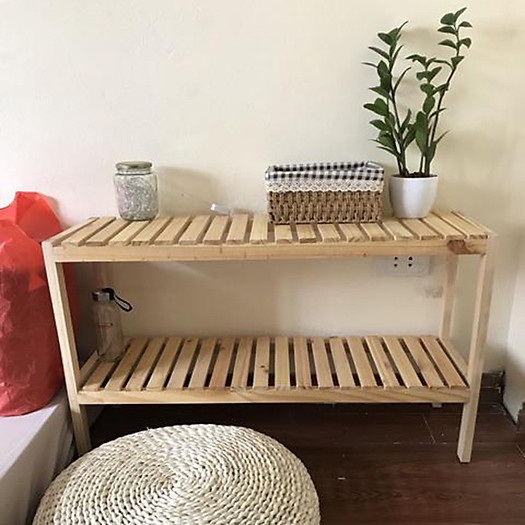 Kệ Để Đồ 2 Tầng Rộng 50cm Gỗ Siêu Đẹp Phù Hợp Mọi Nhà Sea Decor