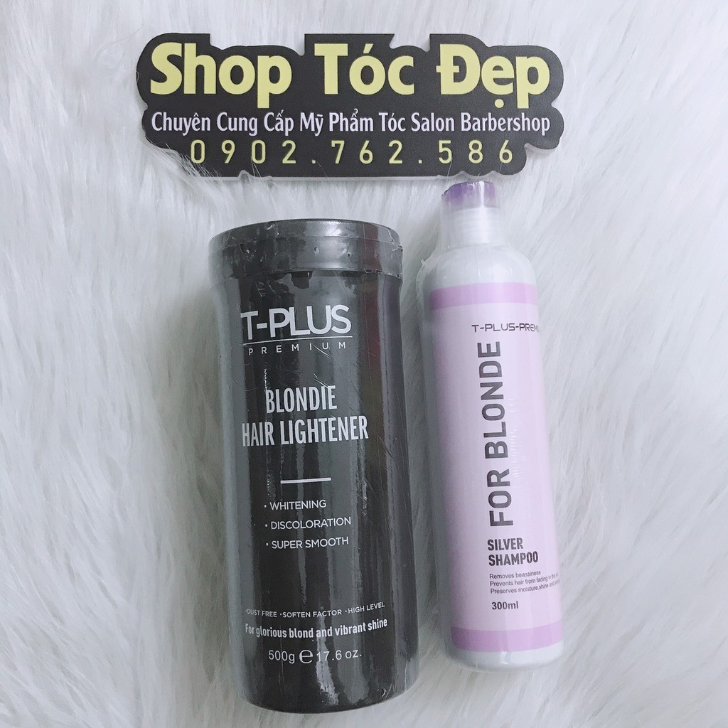 Bột tẩy tóc Cao Cấp  T-plus  Salon + khử vàng T-LUS 300ML