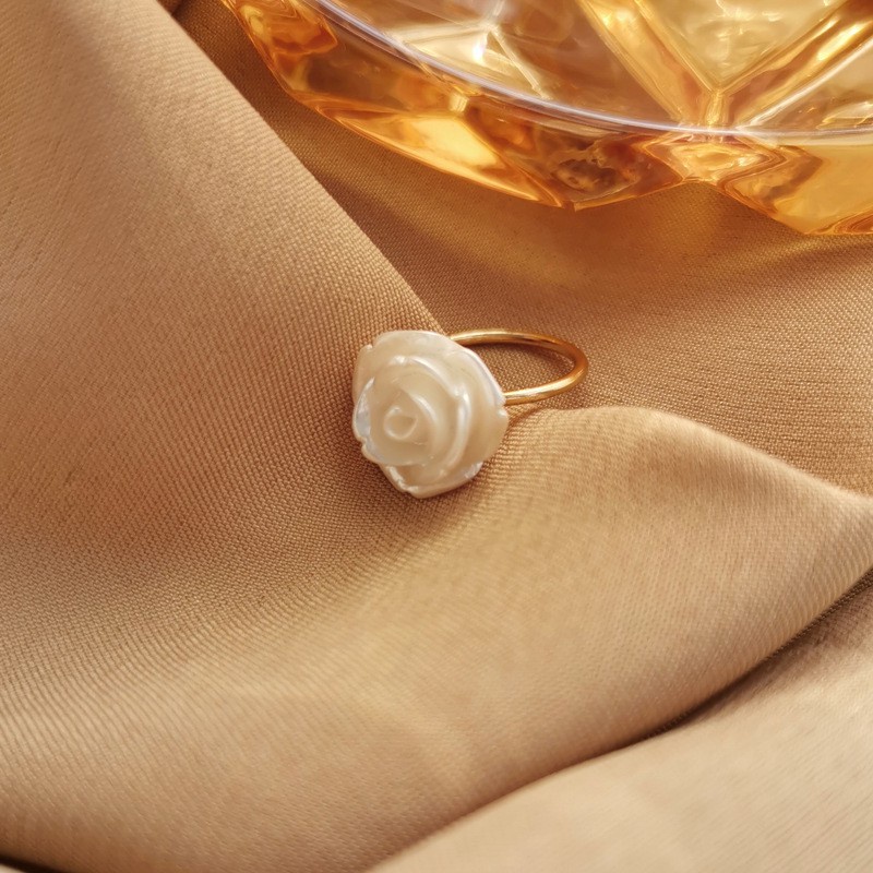 Bông tai hình hoa hồng phong cách retro lãng mạn thời trang F296