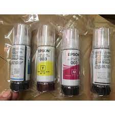 Mực màu máy in Epson L1110,L3110,L3150,L4150...Mã mực 003