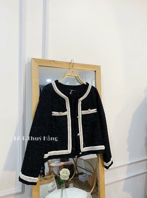 Áo dạ dài tay kẻ tweed ( kèm video , ảnh thật ) HÀNG QC | BigBuy360 - bigbuy360.vn