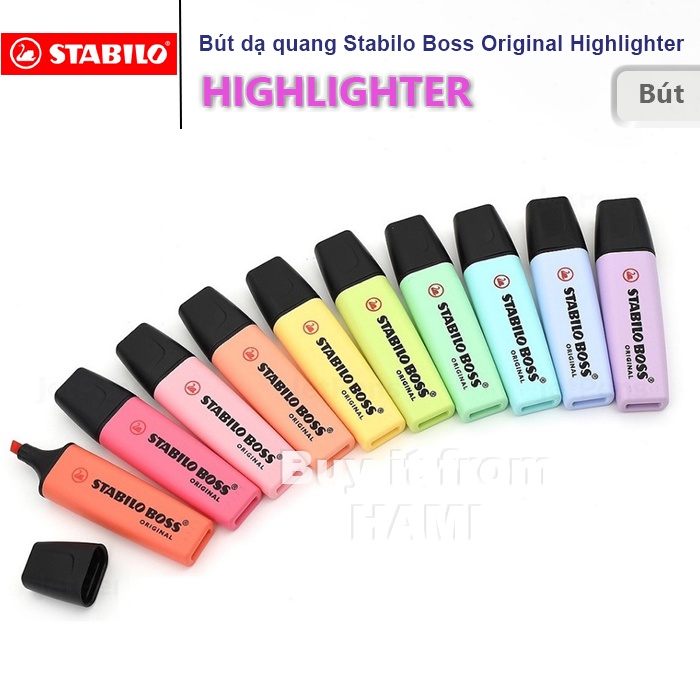 Bút dạ quang Stabilo Boss Original Highlighter -  Pastel Colors