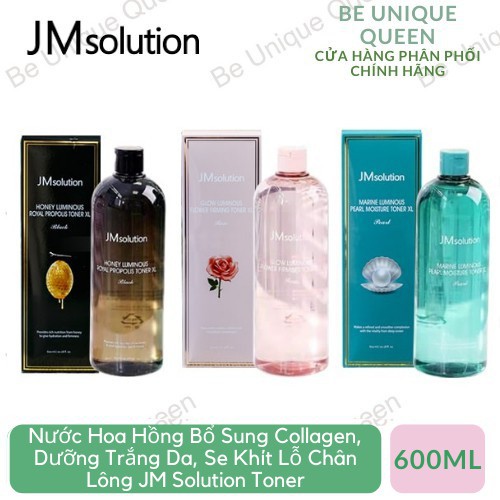 Nước Hoa Hồng JM Solution Bổ Sung Collagen, Dưỡng Trắng Da, Se Khít Lỗ Chân Lông JM Solution Toner (600ml)