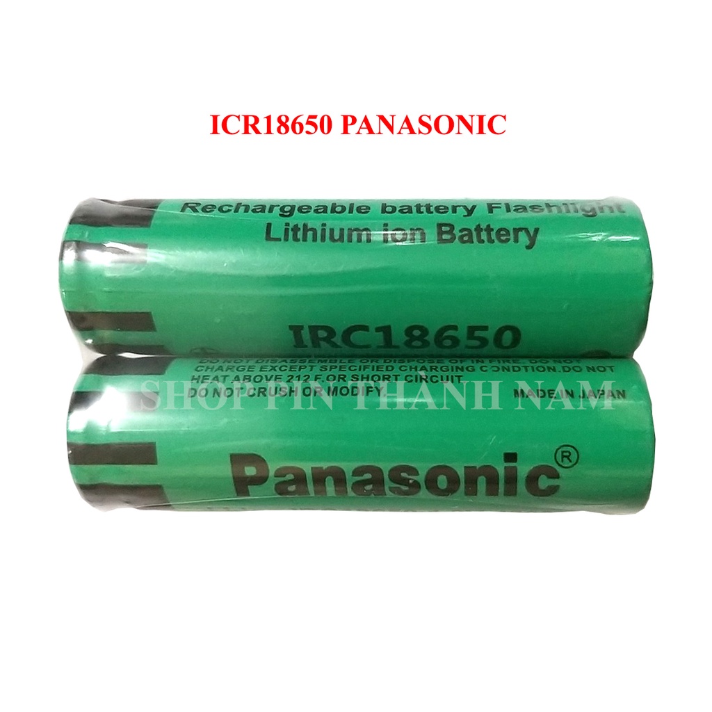 2 viên pin sạc 18650/pin đèn Panasonic