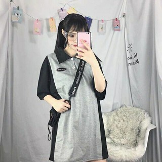 Áo thun ulzzang phom rộng | áo phông cổ polo xinh xan kem anh that