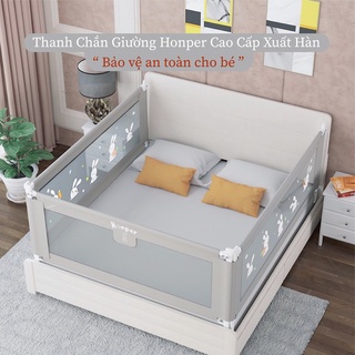 [MẪU MỚI 2021]Thanh Chắn Giường Honper Cho Bé Loại Mới Cải Tiến.