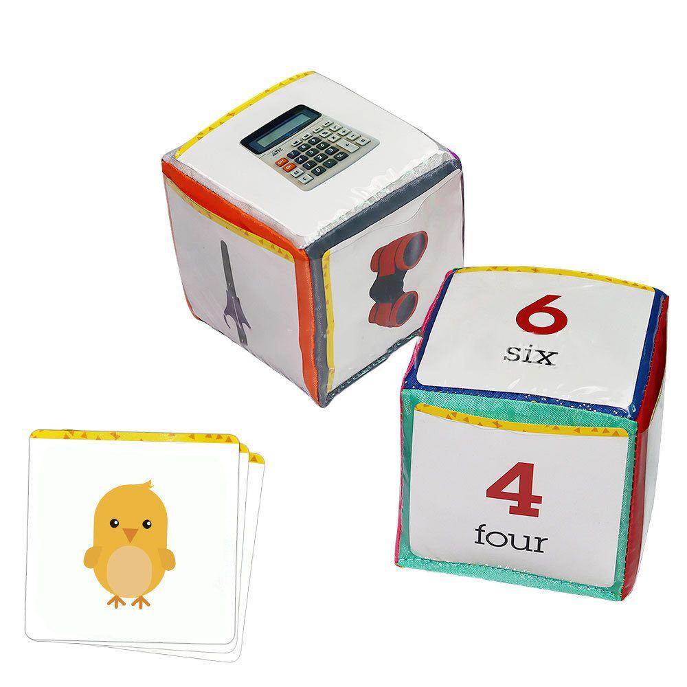 Bộ 2 Xúc Xắc Đồ Chơi Giáo Dục Cho Trẻ Mẫu Giáo