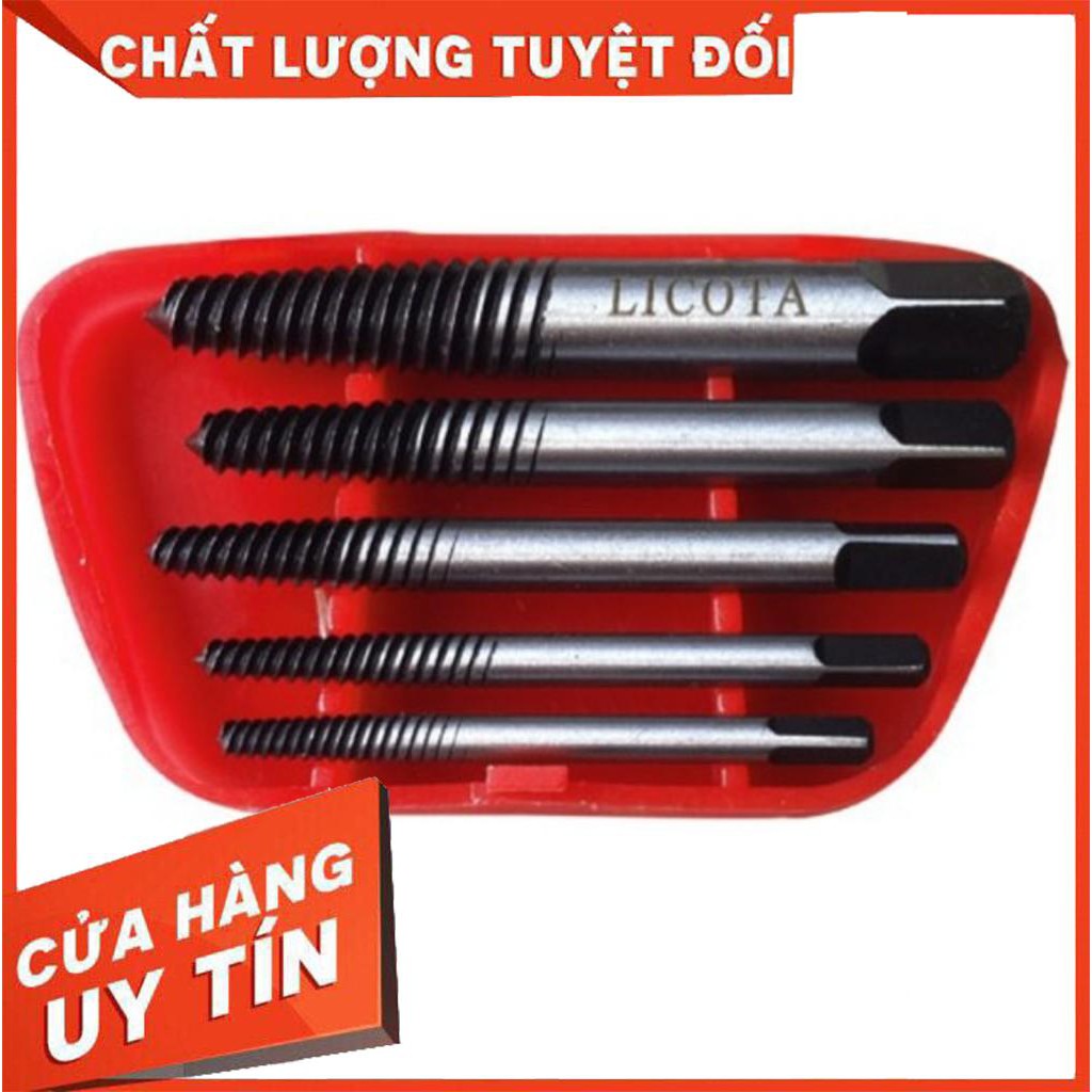 Dụng cụ mở ốc gãy 5 cây Licota