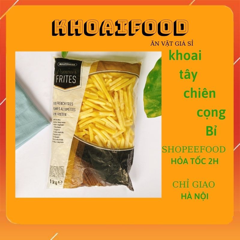 KHOAI TÂY CHIÊN CỌNG BỈ TÚI 1KG SIÊU NGON, BỔ, RẺ SỈ