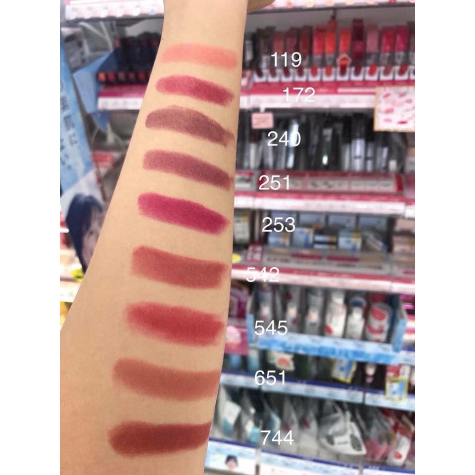 (Auth,bill) SON LÌ CHIFURE LIPSTICK Y NHẬT BẢN HÀNG CHÍNH HÃNG XÁCH TAY