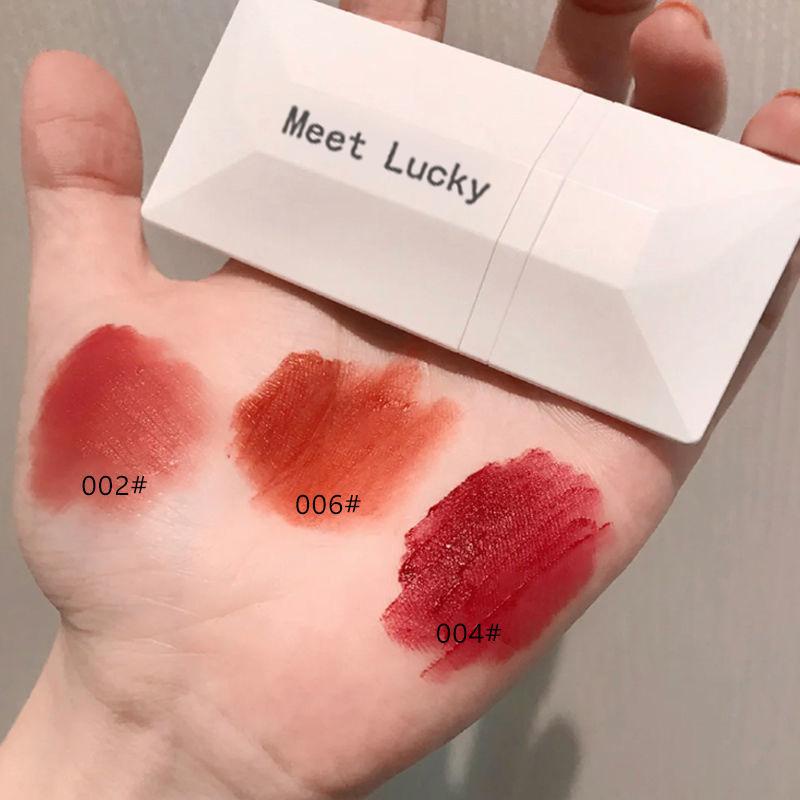 [Hàng mới về] Son kem lì mịn như nhung thiết kế vỏ hình tấm danh thiếp