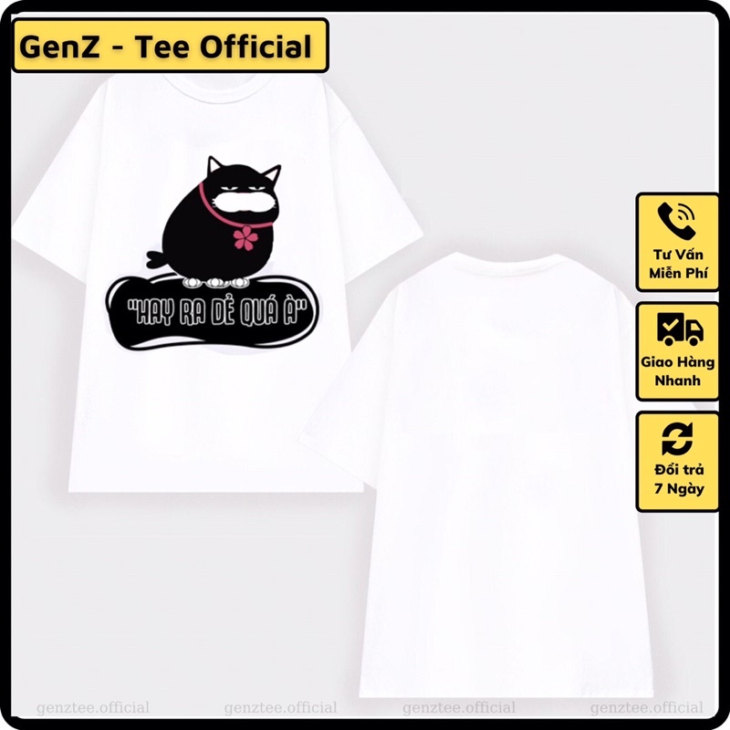 Áo chữ Hay Ra Dẻ Quá À mặc phong cách trẻ trung, nam nữ mặc form cực đẹp