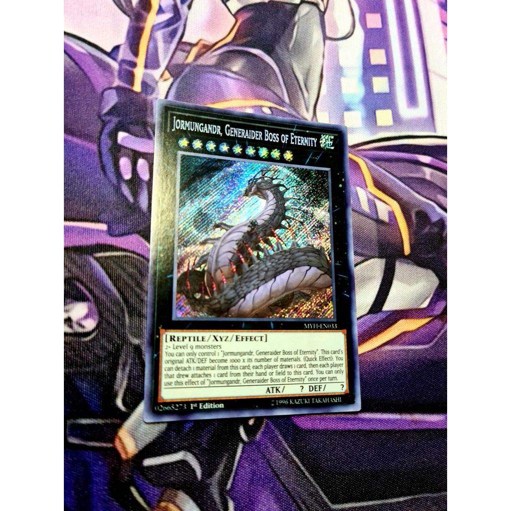 Thẻ Bài Yugioh Monster Jormungandr, Generaider Boss of Eternity