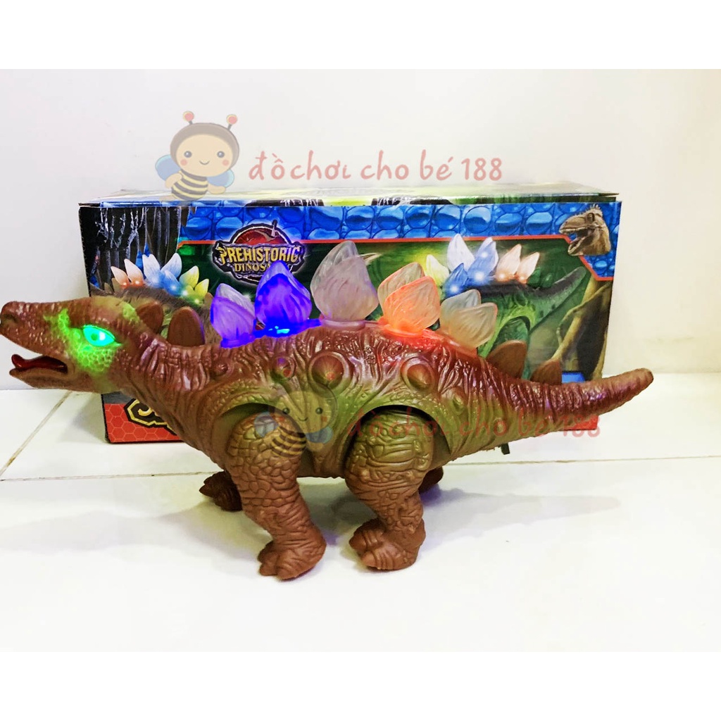 Khủng long bạo chúa T rex chạy pin có nhạc có đèn