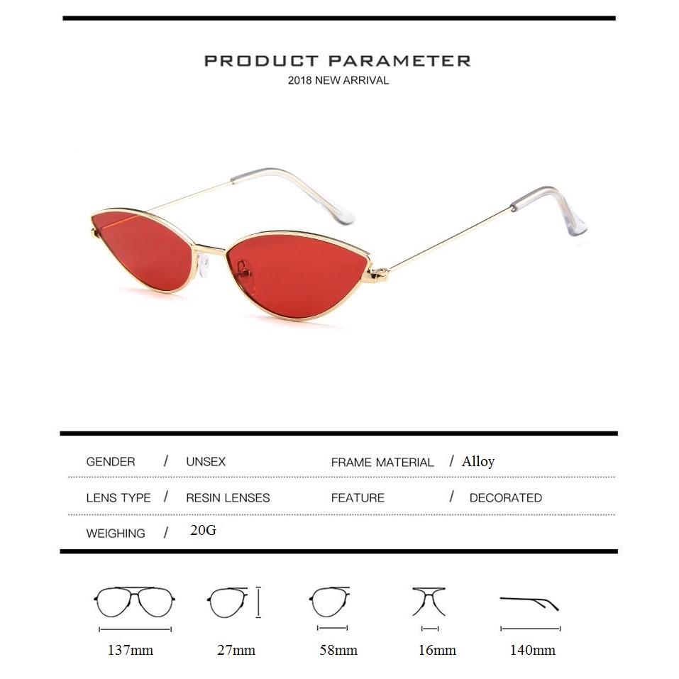 Kính mát mắt mèo kiểu dáng cổ điển sang trọng | BigBuy360 - bigbuy360.vn