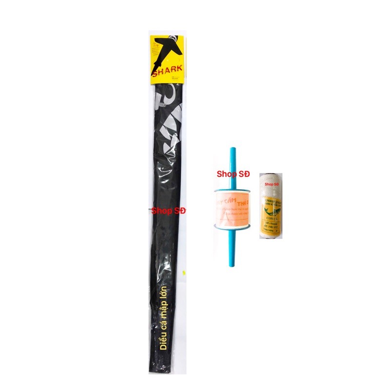 Diều - combo diều cá mập và dây