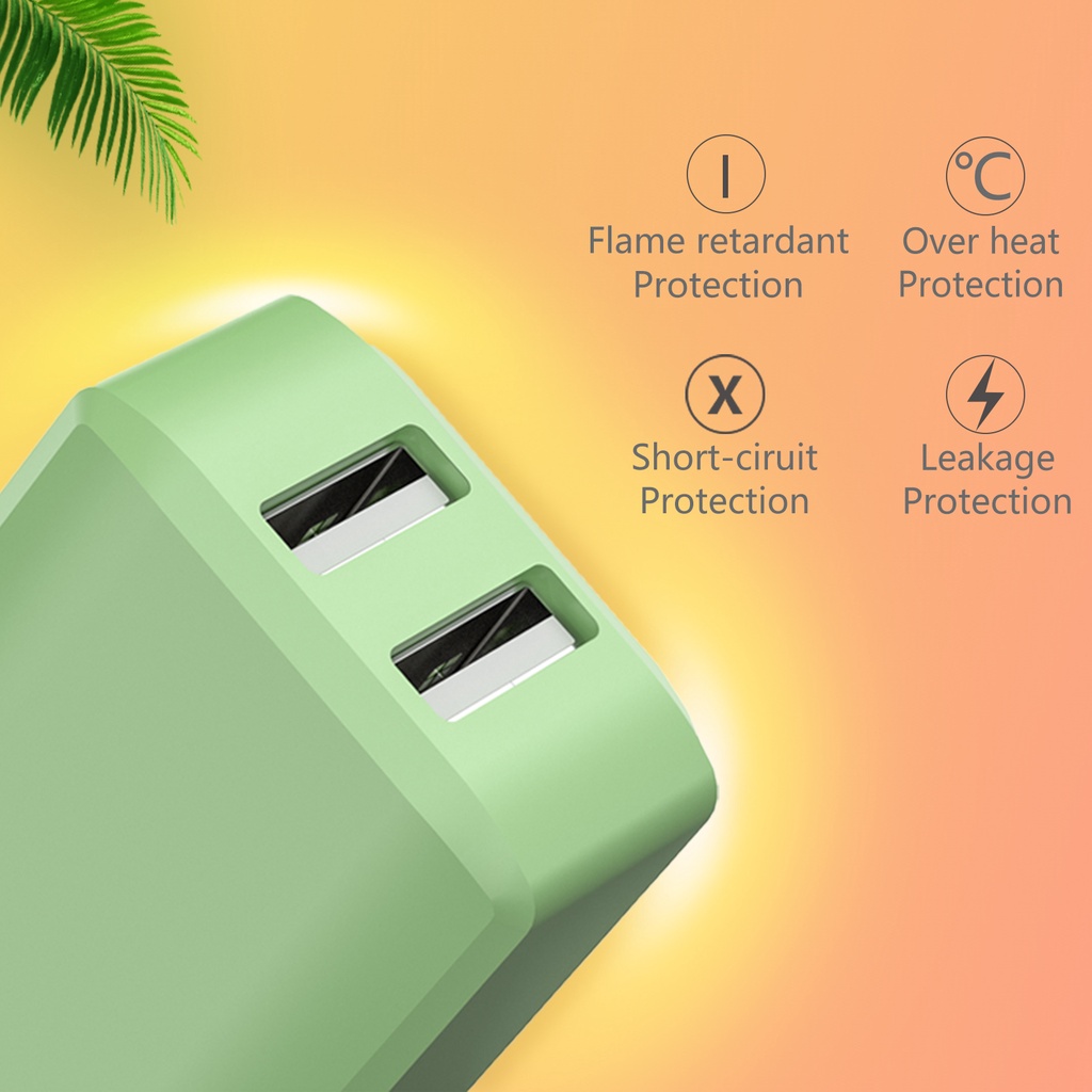 Củ sạc 5v 2a màu kẹo ngọt độc đáo cho Android / Type C