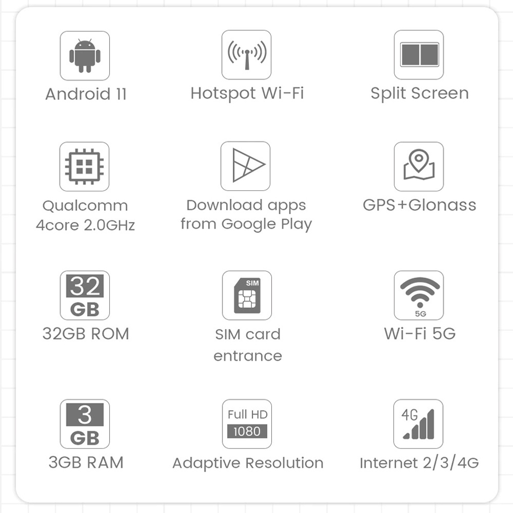 CARLINKIT-Carplay Android AI Box Mini V3 - Biến Màn Hình Zin Theo Xe Thành Màn Hình Android, Ram 3Gb Rom 32Gb Sim 4G