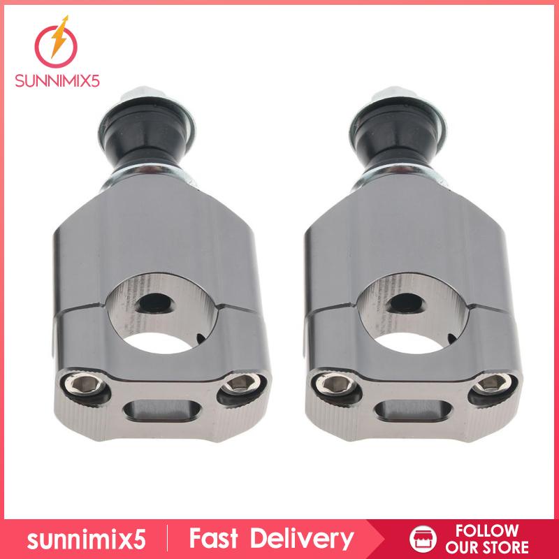 Bộ 2 Kẹp Nâng Tay Lái Xe Máy 28MM 1 1 / 8 &quot;