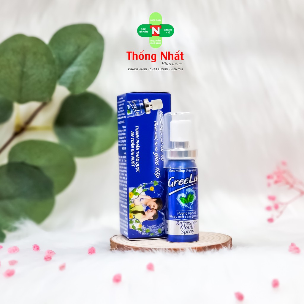 [CHÍNH HÃNG] - Xịt Thơm Miệng Greelux Thảo Dược Tiện Dụng (12ML)