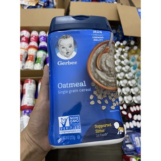 Bột Ăn dặm Gerber Yến Mạch 227g