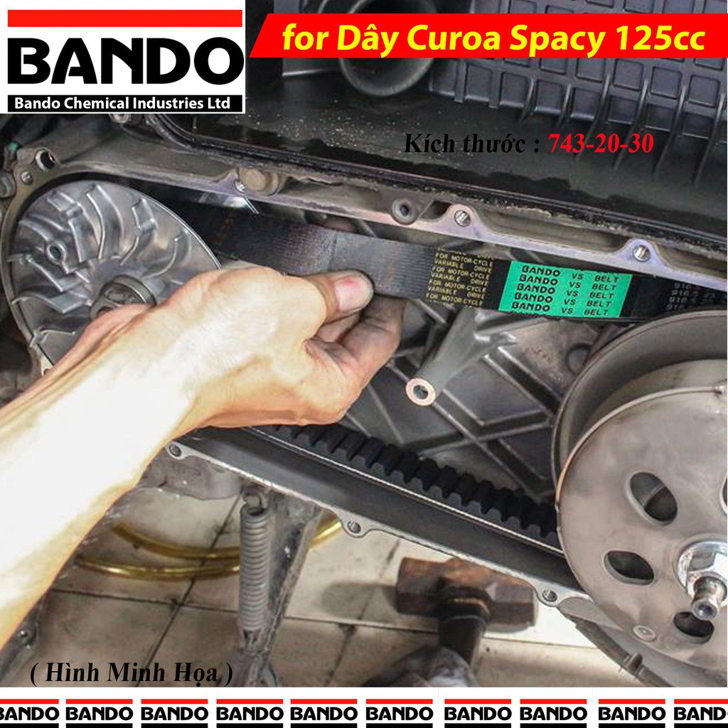 Dây curoa Bando Honda Spacy 125cc ( Bando Thái Lan )