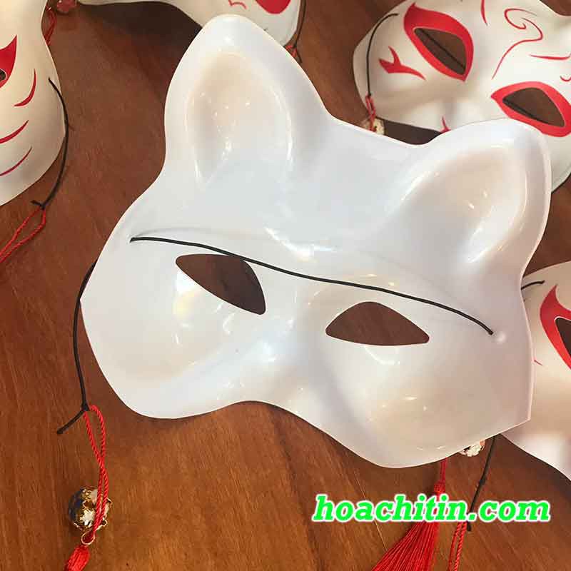 (Mask fox_cosplay) Mặt na Cáo hóa trang mèo Nhật Kitsune no men