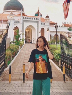 [Ảnh thật] Áo phông đen cô gái size S- M