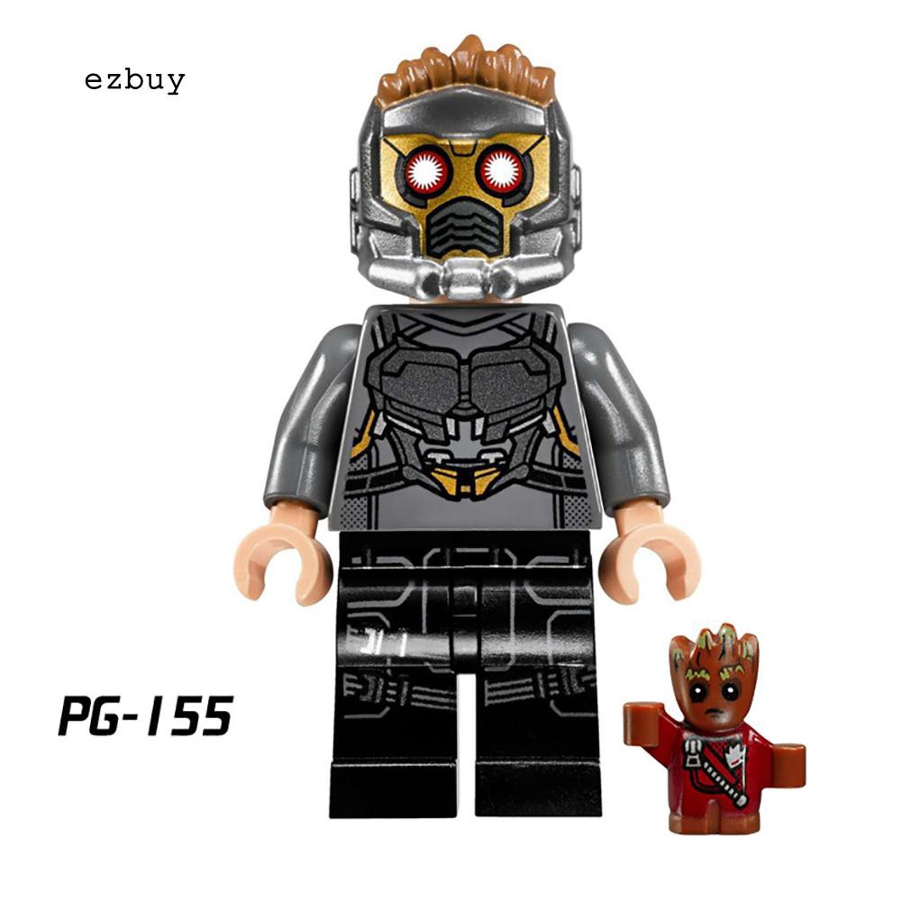Set 8 mô hình lắp ráp kiểu các nhân vật trong phim Guardians of the Galaxy cỡ 8inch