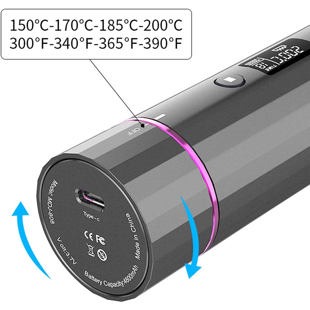 Ubeator Máy Uốn Tóc Tạo Kiểu Tiện Dụng Chất Lượng Cao