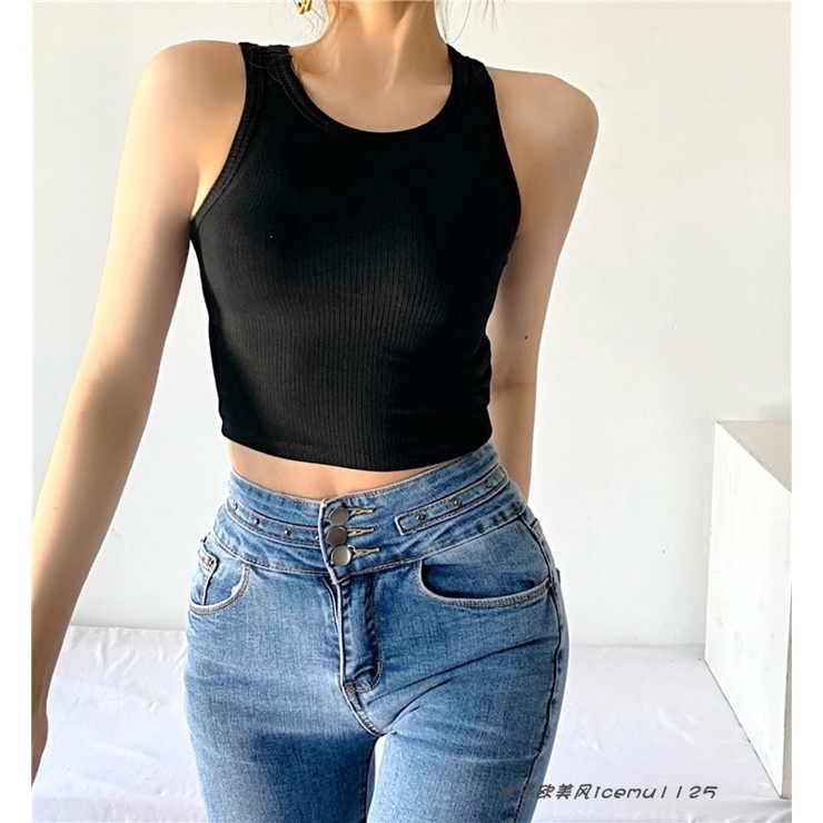 Áo 3 lỗ trendy chất thun gân nhiều màu lựa chọn MS9