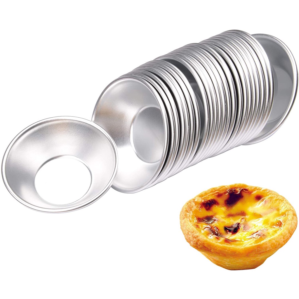 Bộ 5 Khuôn Làm Bánh Trứng Chất Liệu Nhôm