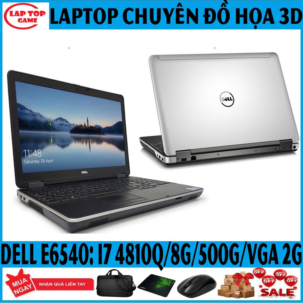 laptop đồ họa Dell E6540 Co i7 4810QM, VGA Radeon 8790M 2Gb, laptop cũ chơi game cơ bản | SaleOff247