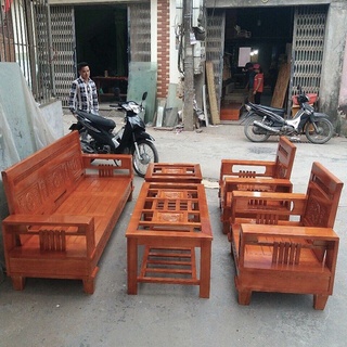 Bàn ghế phòng khách gỗ sồi tay 3 lớp , bộ bàn ghế phòng khách gỗ, BỘ BÀN GHẾ