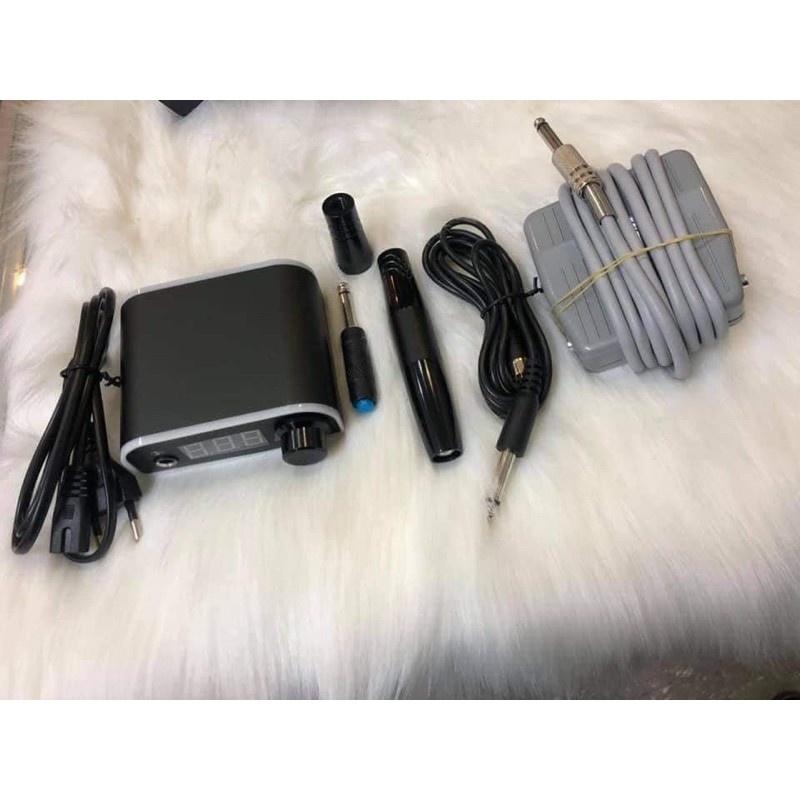 Máy Pen Mini 6.0 Phun Môi, Tattoo Mini Nhỏ Gọn, Máy Phun Xăm 2 Đầu DCPX