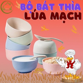 1 Bộ bát thìa lúa mạch