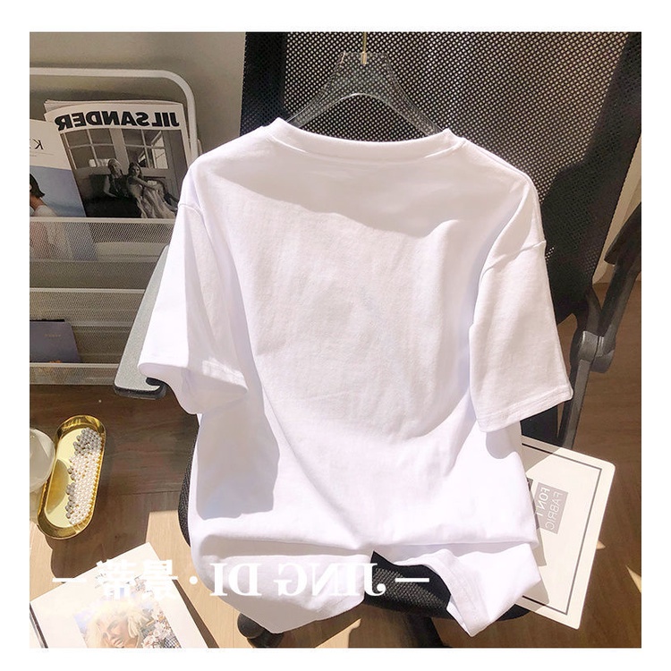 Áo thun nữ Pure Cube ngắn tay phối hình mèo thời trang cá tính