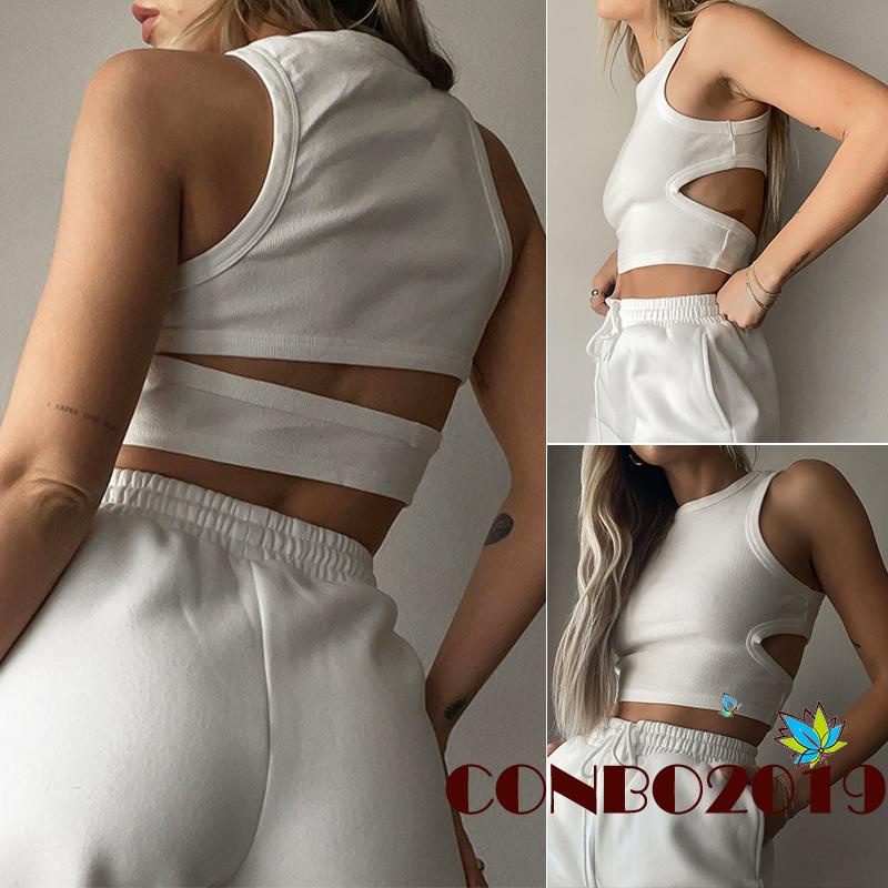 Áo Croptop Hai Dây Hở Lưng Màu Trơn Kiểu Dáng Đơn Giản