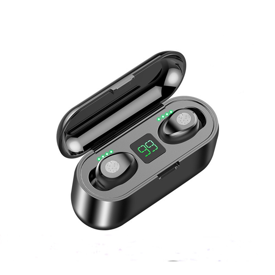 Tai nghe nhét tai không dây bluetooth True Wireless Vinetteam TWS F9 PRO blutooth 5.0 có hộp sạc -DC3650