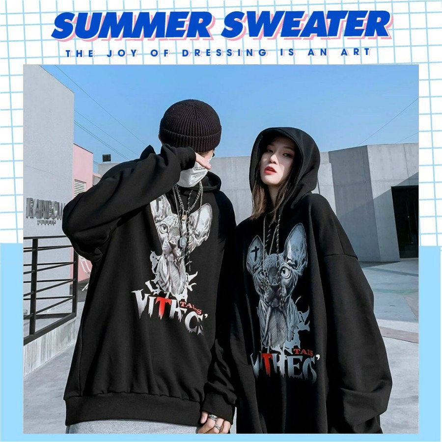 Áo HOODIE BASIC cao cấp nam nữ, áo khoác nỉ in phù thuỷ ấn tượng  Withecs SUMMERSWEATER